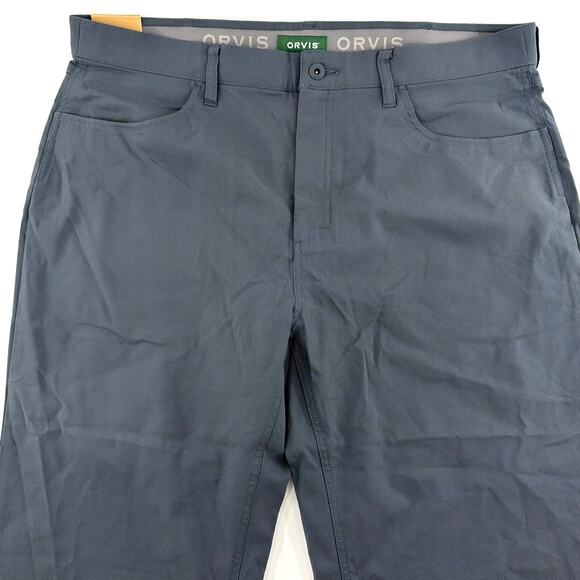 Orvis Men's Carbon Out-Of-Office 5-Pocket Regular Fit Pants Size 38 - Picture 7 of 9